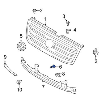 Toyota OE - Grille Emblem Clip