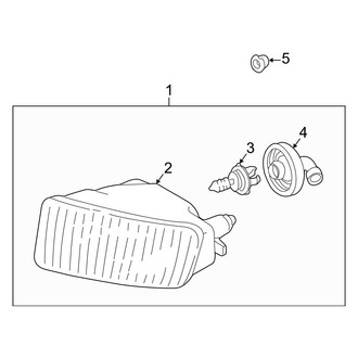 Toyota OE - Front Lamps - Fog Lamps