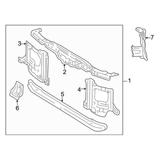 Toyota OE - Radiator Support