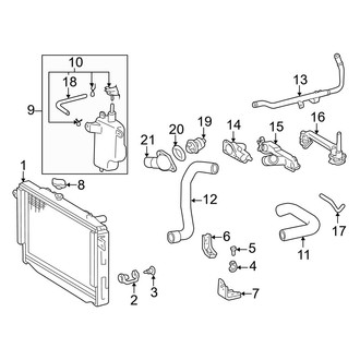 Toyota OE - Cooling - Radiator & Components (Base)