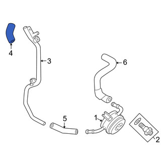Toyota OE - Upper HVAC Heater Hose