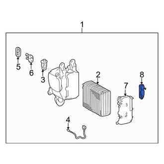 Toyota OE - HVAC Unit Case Cover