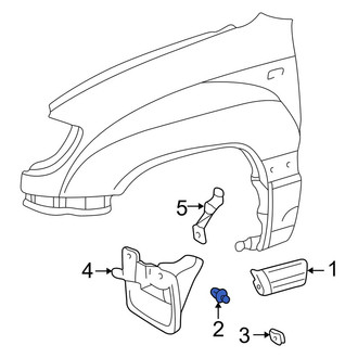 Toyota OE - Fender Molding Retainer