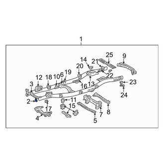 Toyota OE - Front Left Frame Stiffener