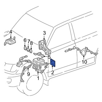 Toyota OE - ABS Hydraulic Actuator Gasket