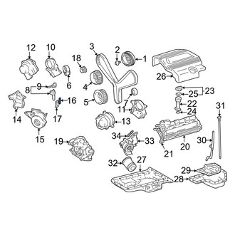 Toyota OE - Engine Timing Cover Gasket