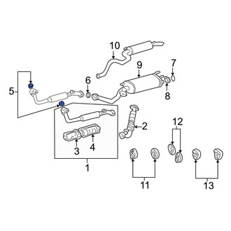 Toyota OE - Rear Exhaust Muffler Gasket