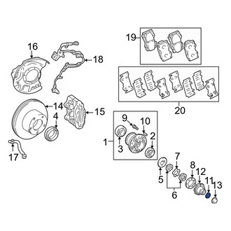 Toyota OE - Wheel Hub C-Clip