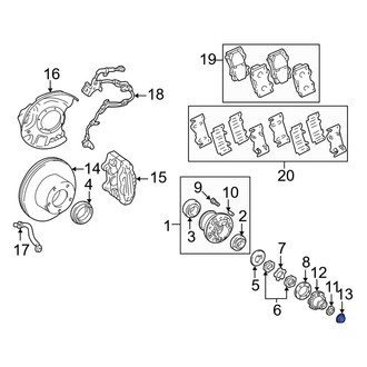 Toyota OE - Wheel Bearing Dust Cap