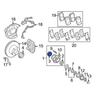 Toyota OE - Front Inner Wheel Bearing