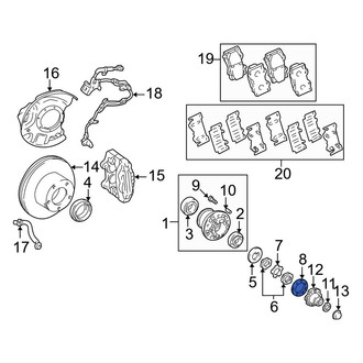 Toyota OE - Drive Axle Shaft Flange Gasket