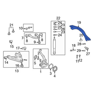 Toyota OE - Front Suspension Subframe Crossmember