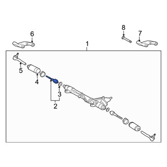 Toyota OE - Left Outer Steering Tie Rod End