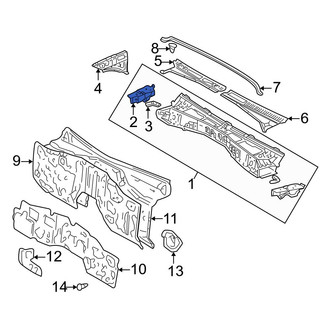 Toyota OE - Left Cowl Side Panel