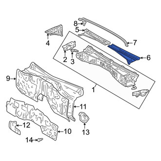 Toyota OE - Left Cowl Cover