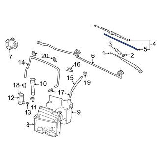 Toyota OE - Front Wiper Blade Refill