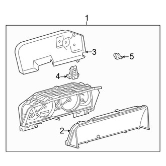 Toyota OE - Instrument Panel - Instrument Gauges