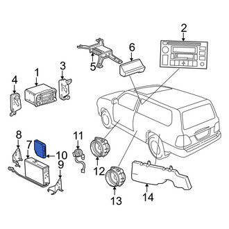 Toyota OE - CD Changer Cartridge