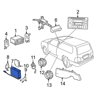 Toyota OE - CD Changer