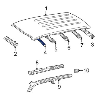 Toyota OE - Roof Panel Reinforcement
