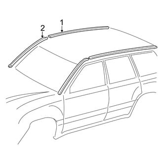 Toyota OE - Roof - Exterior Trim (W/O Sunroof)