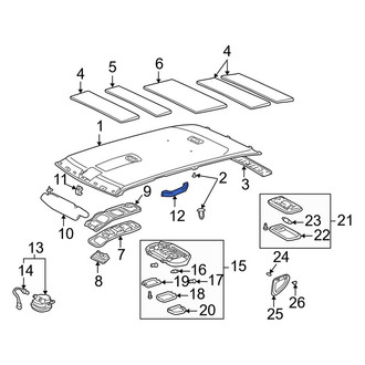 Toyota OE - Center Interior Grab Bar