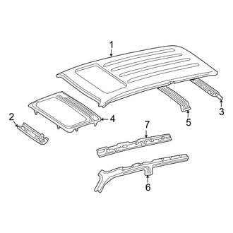 Toyota OE - Roof & Components (With Sunroof)