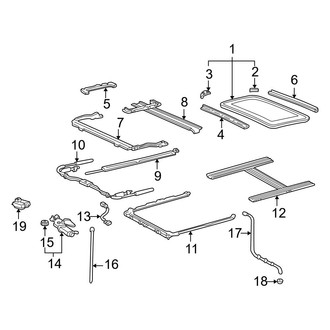 Toyota OE - Roof - Sunroof (With Sunroof)