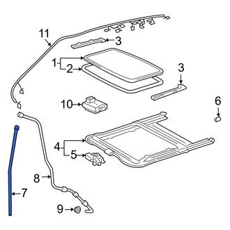 Toyota OE - Front Left Sunroof Drain Hose