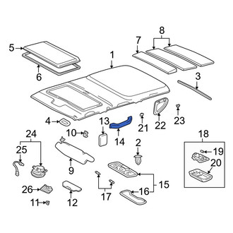 Toyota OE - Center Interior Grab Bar