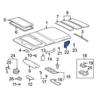 Toyota OE - Center Interior Grab Bar