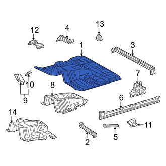 Toyota OE - Front Floor Pan