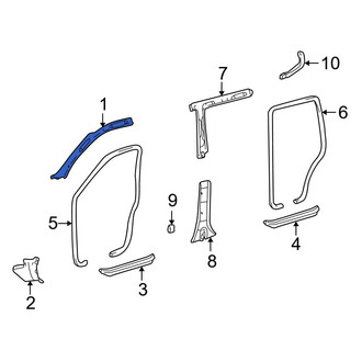 Toyota OE - Left Body A-Pillar Trim Panel