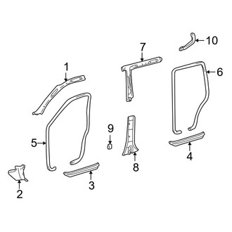 Toyota OE - Pillars, Rocker & Floor - Interior Trim