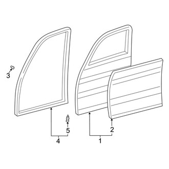Toyota OE - Front Door - Door & Components