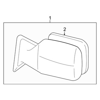 Toyota OE - Front Door - Outside Mirrors