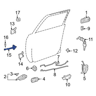 Toyota OE - Front Left Door Check