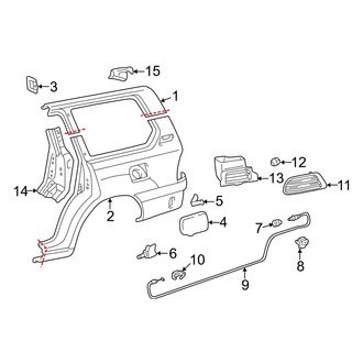 Toyota OE - Quarter Panel & Components