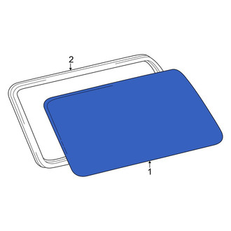 Toyota OE - Rear Left Quarter Glass