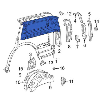 Toyota OE - Rear Left Inner Quarter Panel