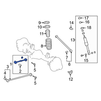 Toyota OE - Rear Left Upper Suspension Control Arm