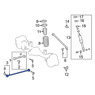 Toyota OE - Rear Lower Suspension Control Arm