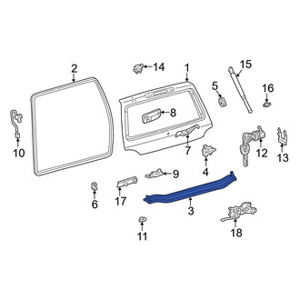 Toyota OE - Rear Hatch Seal