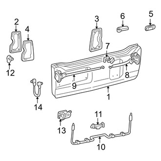 Toyota OE - Tail Gate - Gate & Hardware