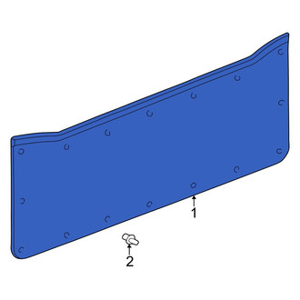 Toyota OE - Rear Tailgate Trim Cover