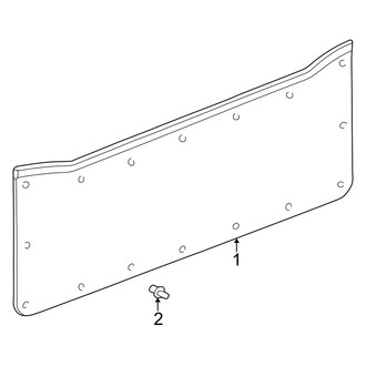 Toyota OE - Tail Gate - Interior Trim