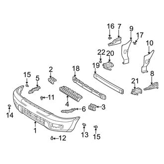 Toyota OE - Front Bumper - Bumper & Components (Limited)
