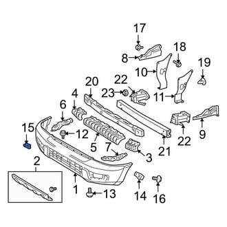 Toyota OE - Bumper Cover Retainer