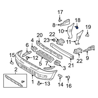 Toyota OE - Fender Liner Retainer