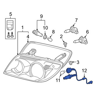 Toyota OE - Front Headlight Wiring Harness